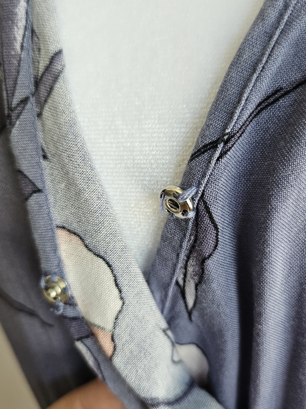 B·O·G Collective Floral Wrap Maxi Dress Size S Lavender Purple High-Low Ruffle - Picture 5 of 13